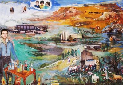 בעל השמחה מתועד בתוך רקע של פרטים חשובים בחייו